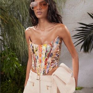 NWT Zimmermann Wonderland Floral Corset size AU3 (US 10)